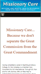 Mobile Screenshot of missionarycare.org